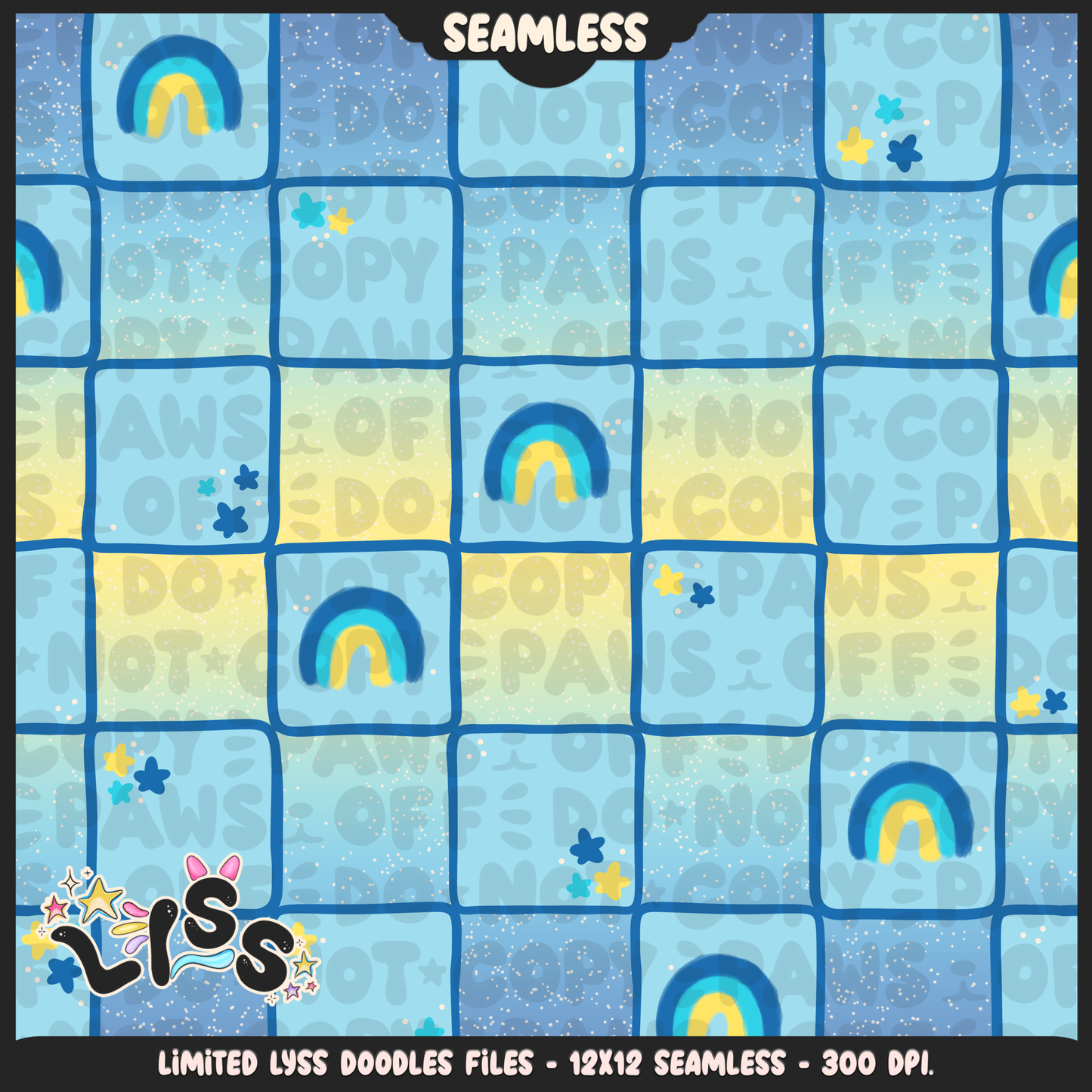 2023 - Lyss Doodles - Seamless - Coordinates - Fun Kids - 23LD017