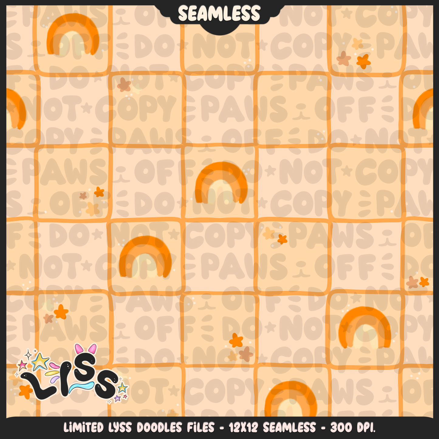 2023 - Lyss Doodles - Seamless - Coordinates - Fun Kids - 23LD017