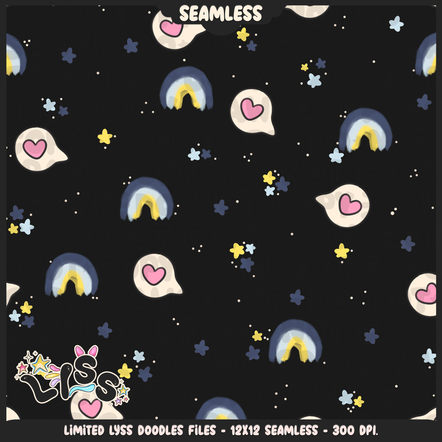 2023 - Lyss Doodles - Seamless - Coordinates - Fun Kids - 23LD017