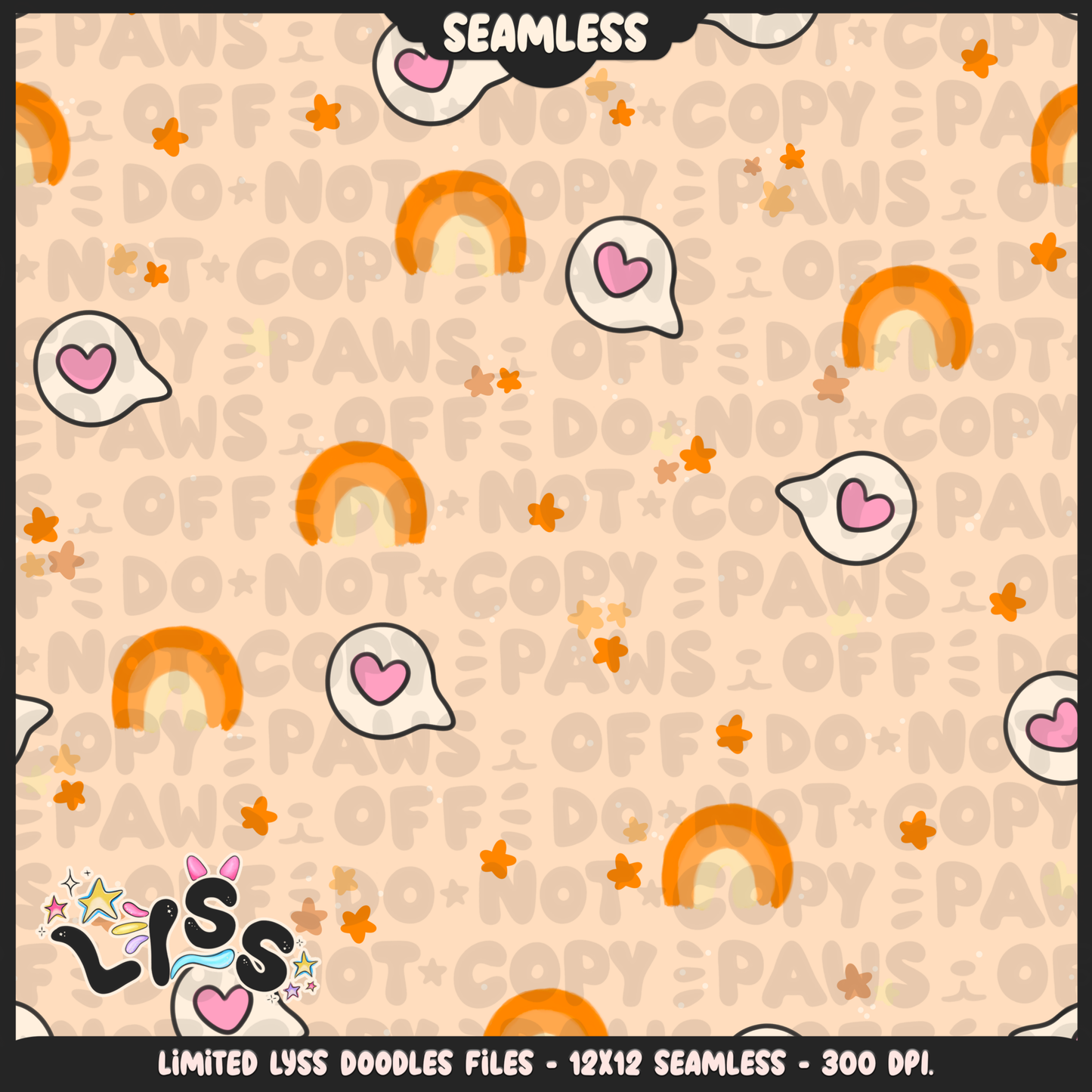 2023 - Lyss Doodles - Seamless - Coordinates - Fun Kids - 23LD017
