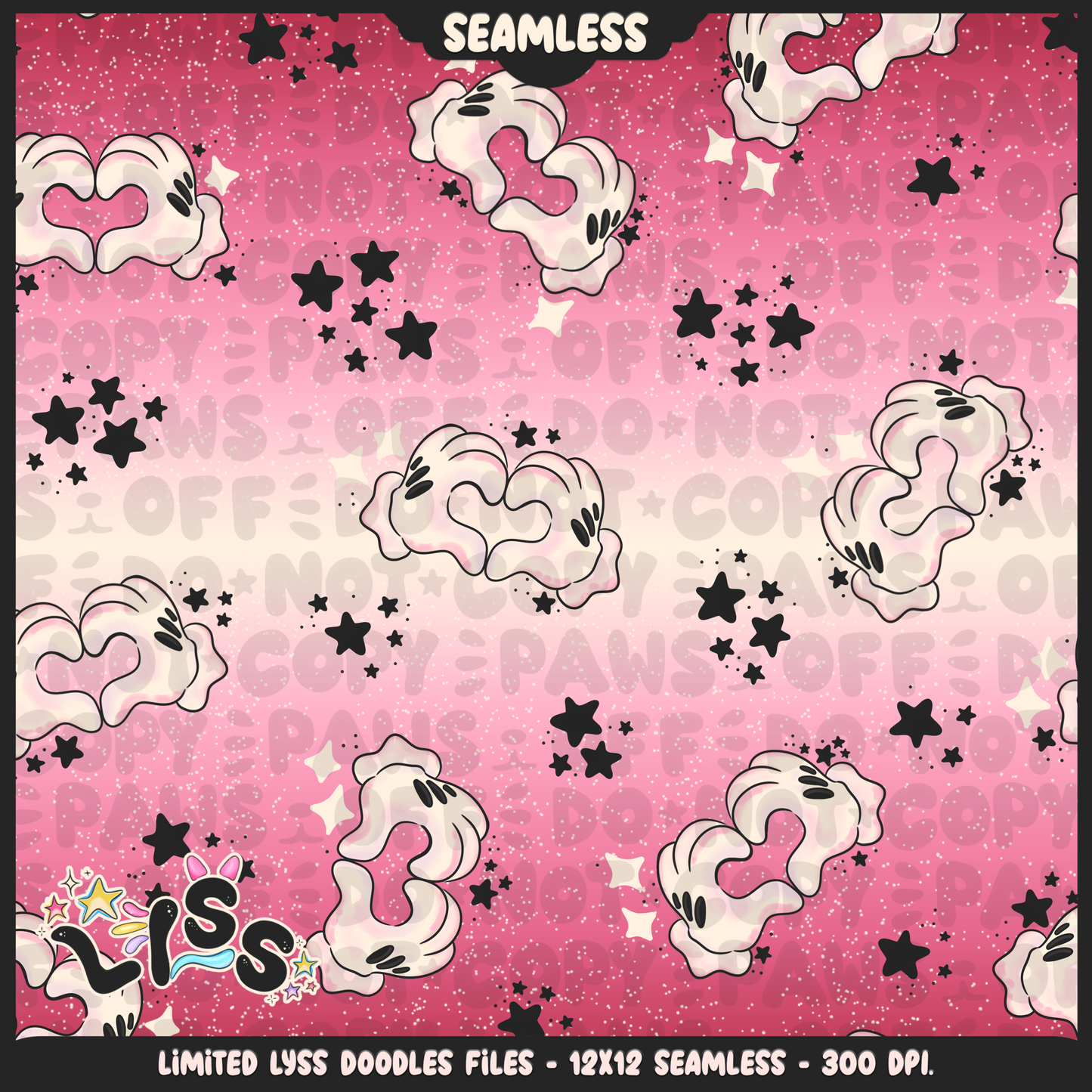 2023 - Lyss Doodles - Seamless - Coordinates - Lovers - 23LD018