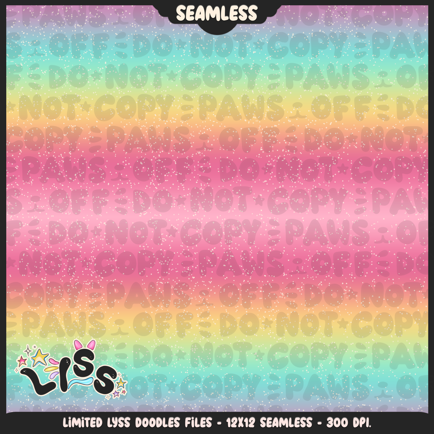 2023 - Lyss Doodles - Seamless - Coordinates - Lovers - 23LD018