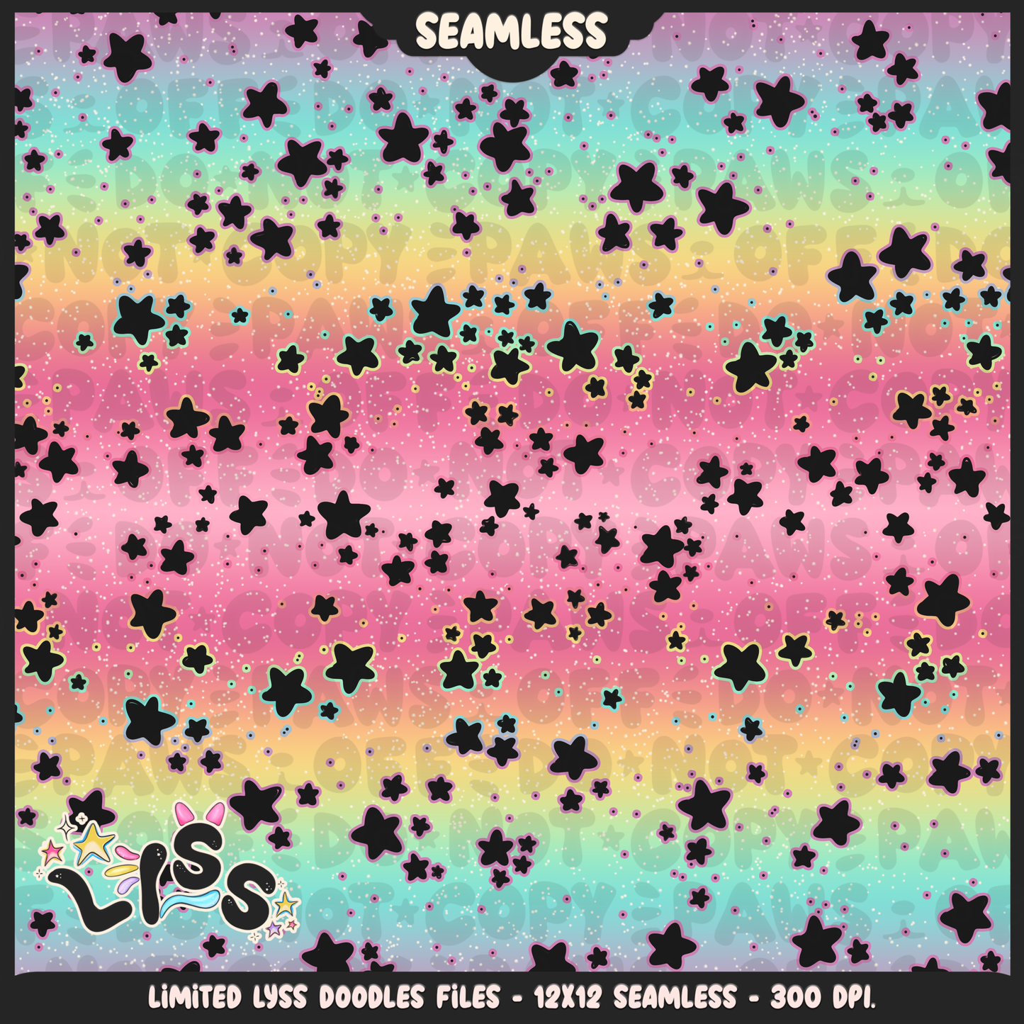 2023 - Lyss Doodles - Seamless - Coordinates - Lovers - 23LD018