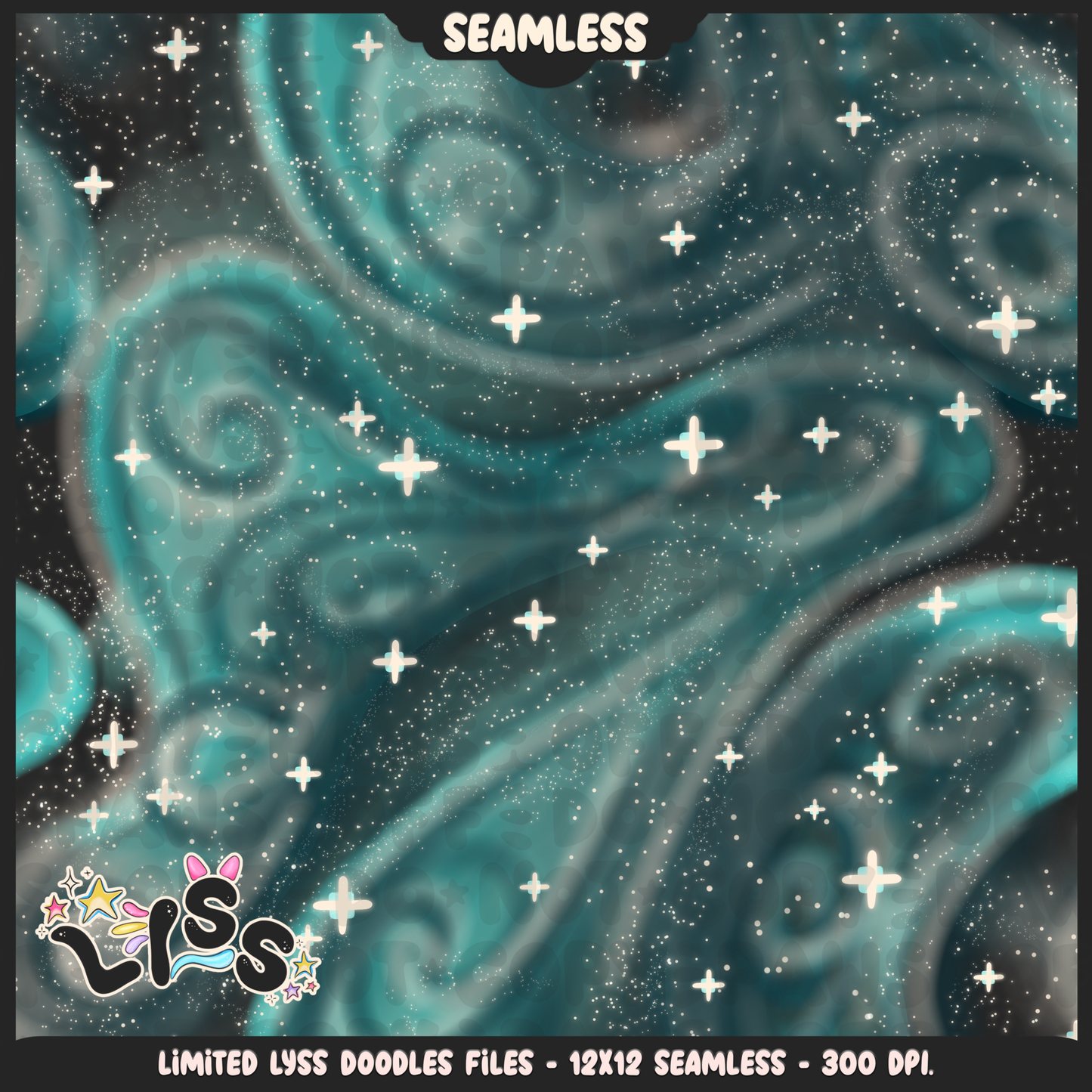 2023 - Lyss Doodles - Seamless - Coordinates - Block Game - 23LD021