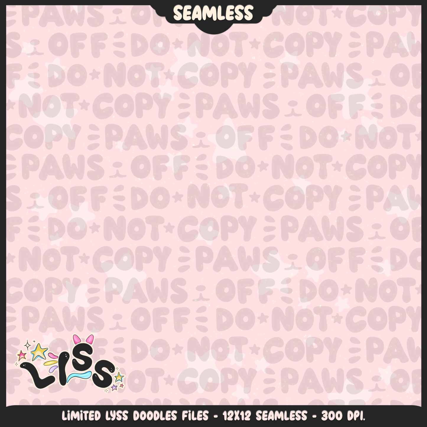 2023 - Lyss Doodles - Seamless - Coordinates - Poke Collab - Eve - 23LD023