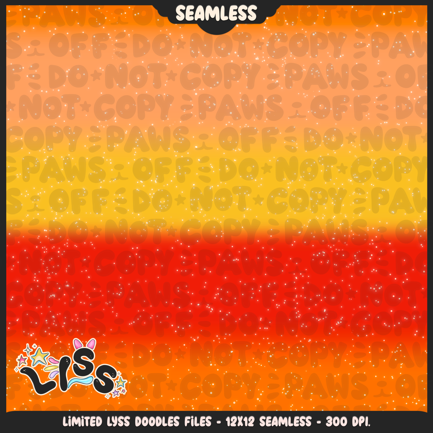 2023 - Lyss Doodles - Seamless - Coordinates - Poke Collab - Teddi - 23LD024