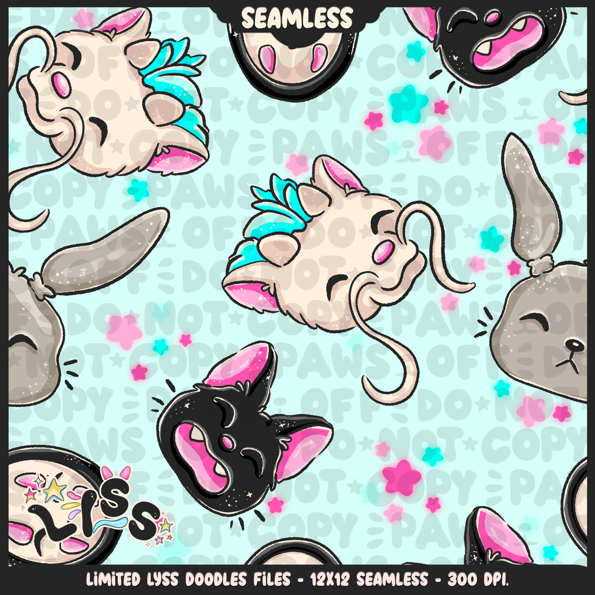 2024 - Lyss Doodles - Seamless - Mains - 3.5K Milestone FREEBIE ONLY FILE