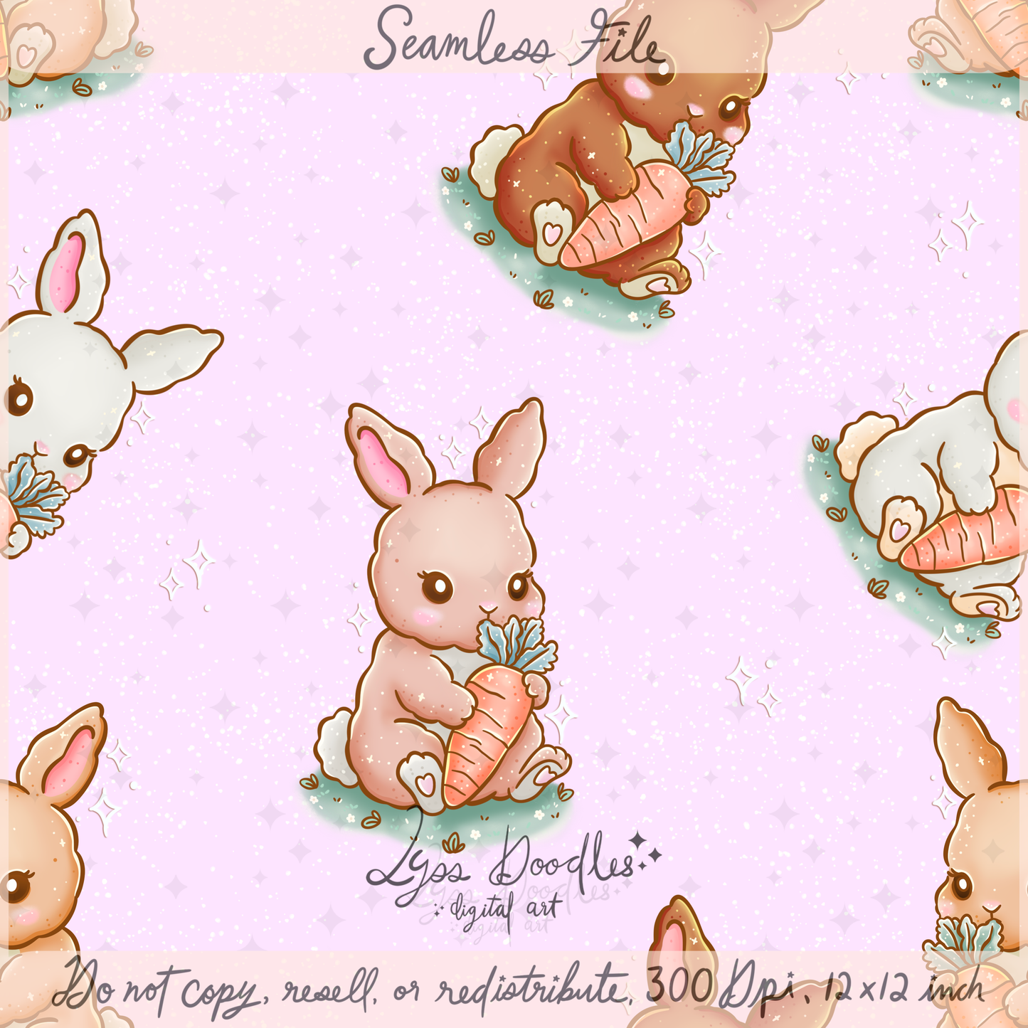 2025 - Lyss Doodles - BUNDLES - Bunny Blossoms - 25LD013