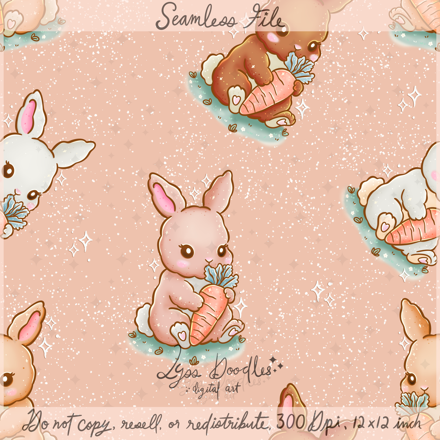 2025 - Lyss Doodles - BUNDLES - Bunny Blossoms - 25LD013