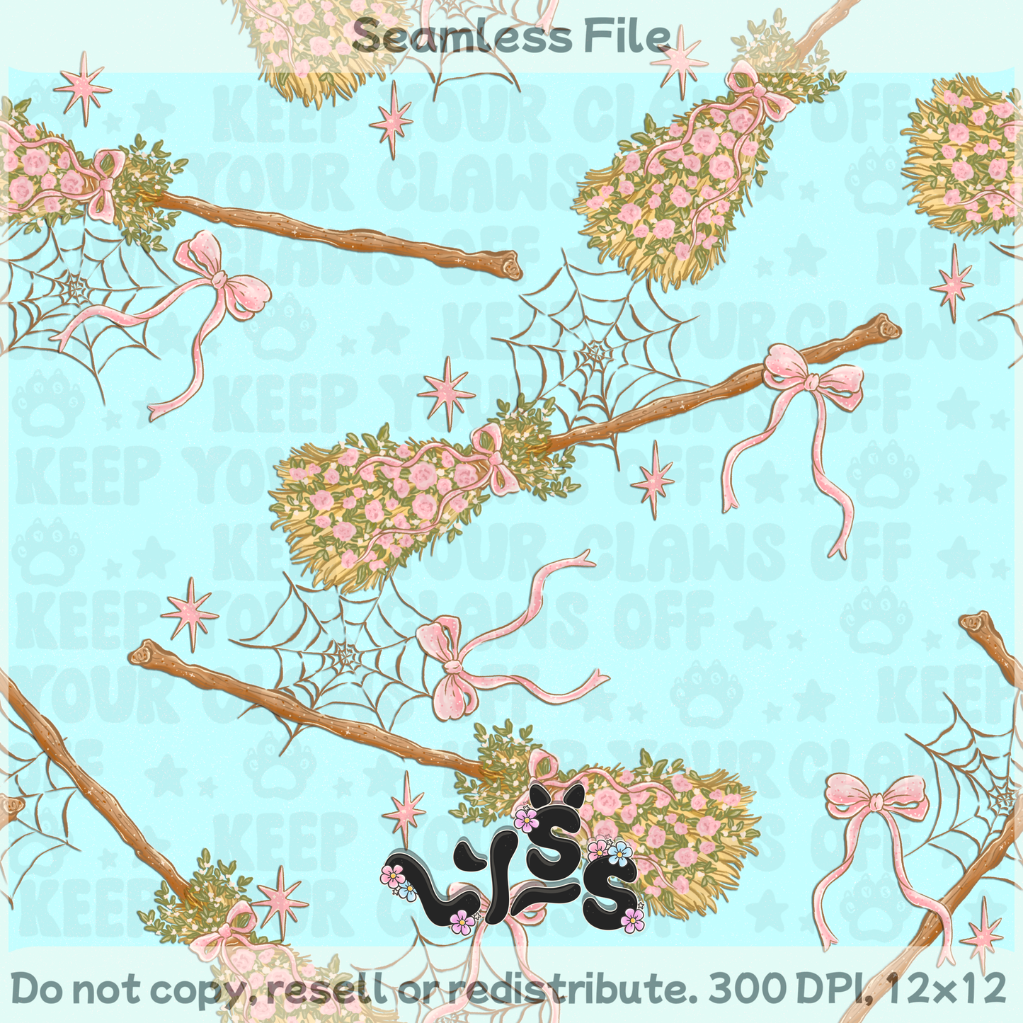 2025 - Lyss Doodles - Coordinates - Blush & Broom - 25LD053
