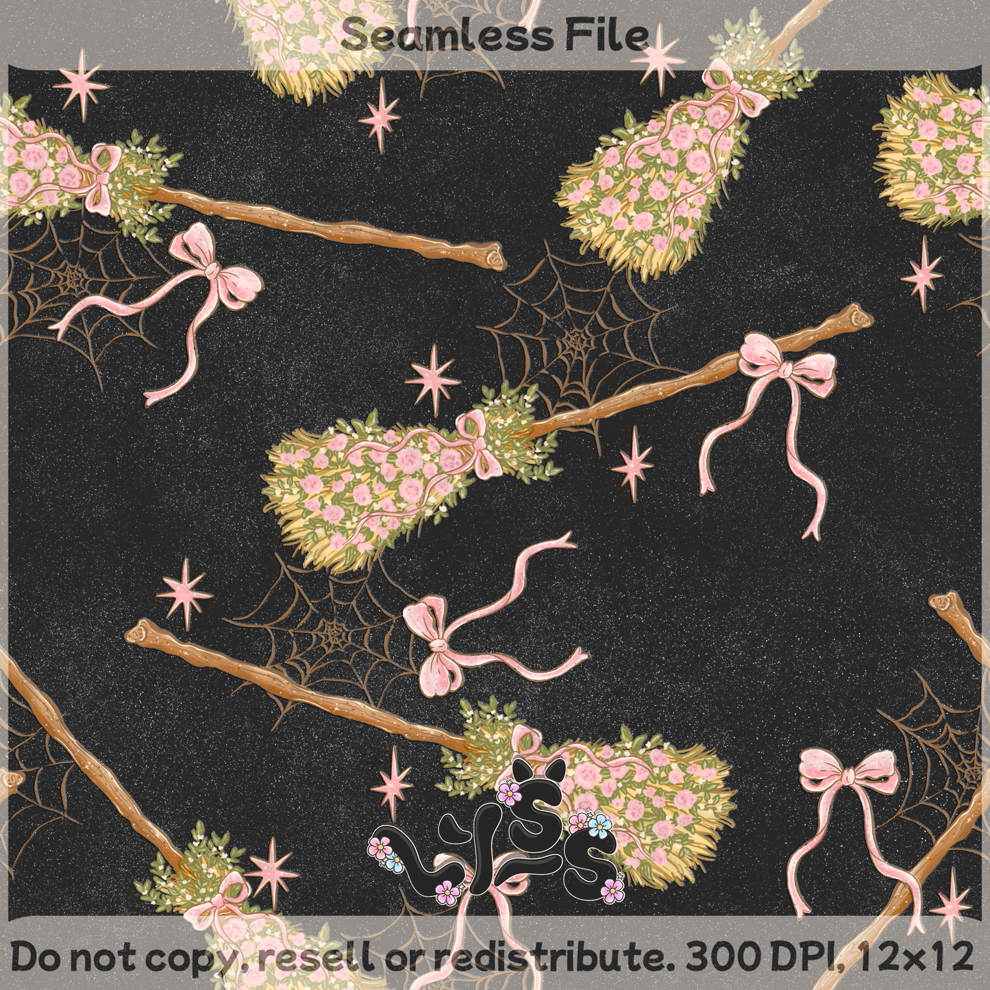 2025 - Lyss Doodles - Coordinates - Blush & Broom - 25LD053