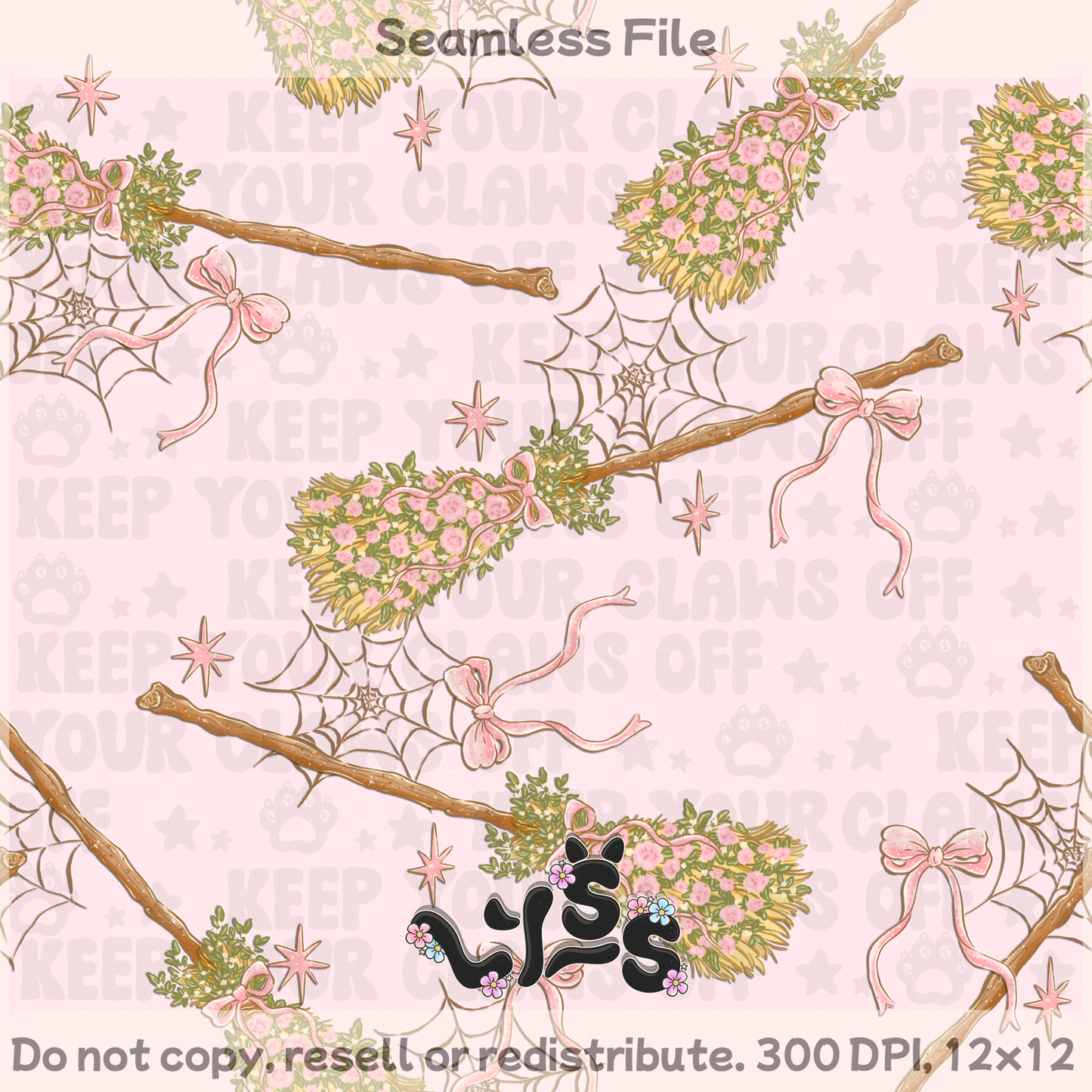 2025 - Lyss Doodles - Coordinates - Blush & Broom - 25LD053