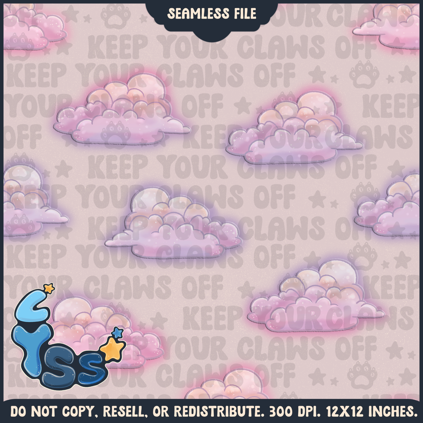 2025 - Lyss Doodles - Coordinates - Colour Collab - Moon Kitties - 25LD003