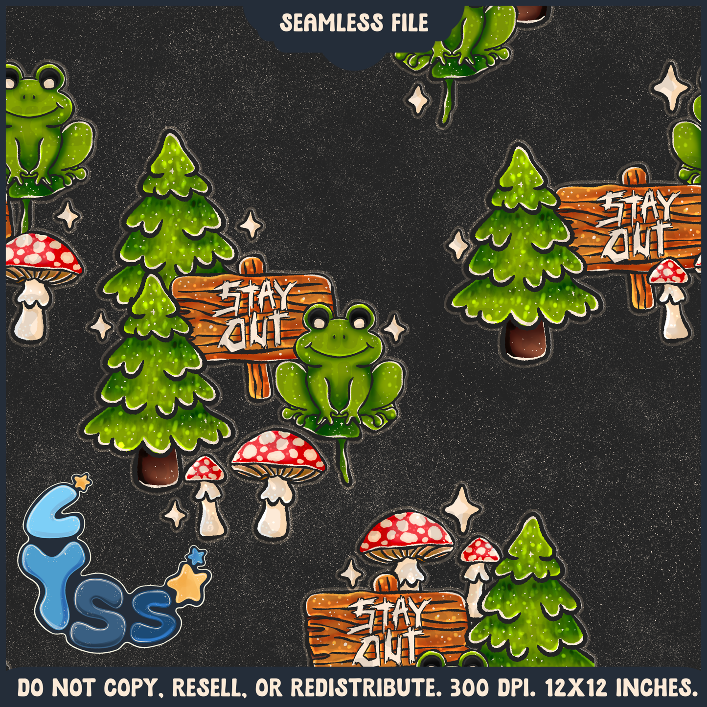 2025 - Lyss Doodles - Coordinates - Colour Collab - Swamp - 25LD002