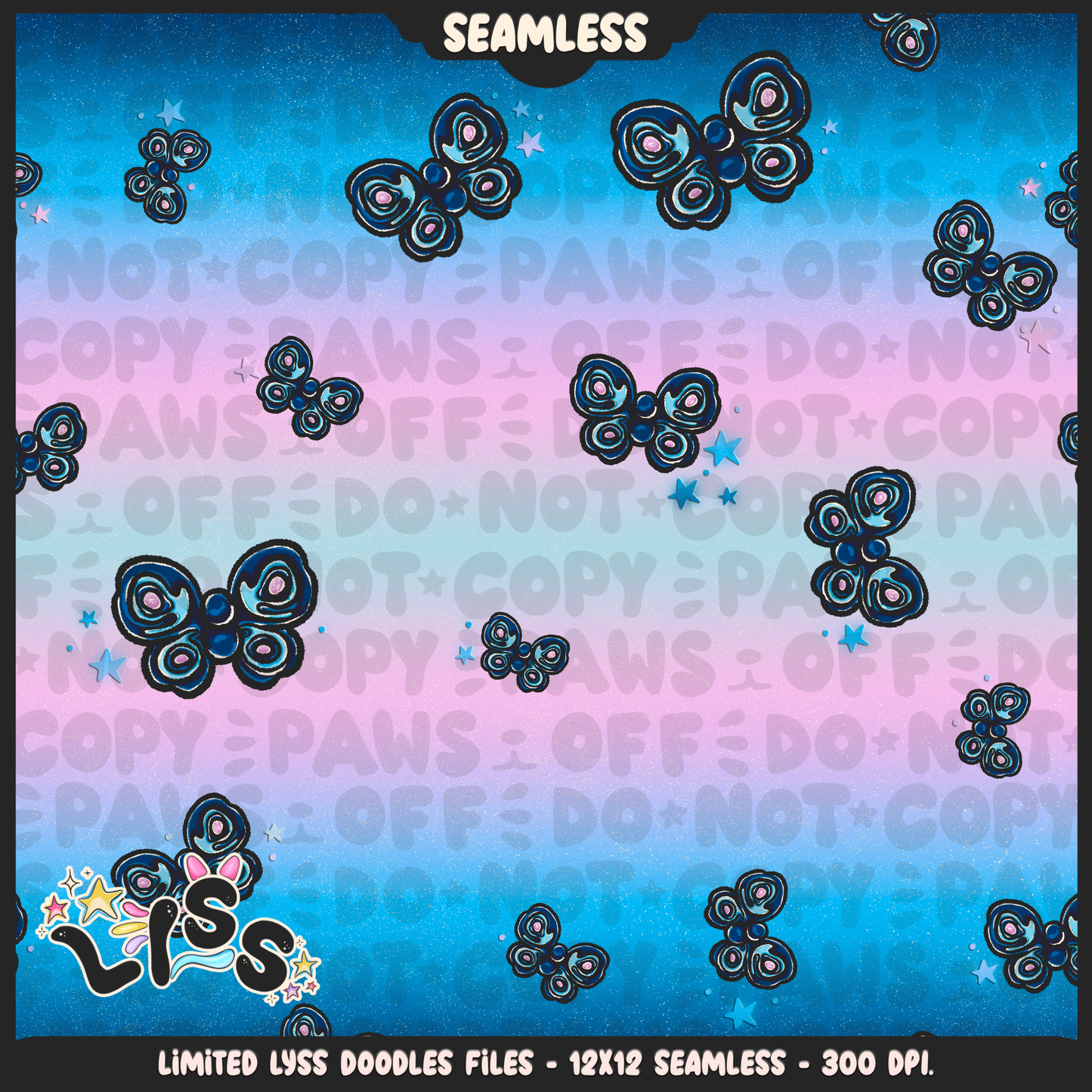 2024 - Lyss Doodles - Seamless - Coordinates - Skelly Bride Comic - 24LD075