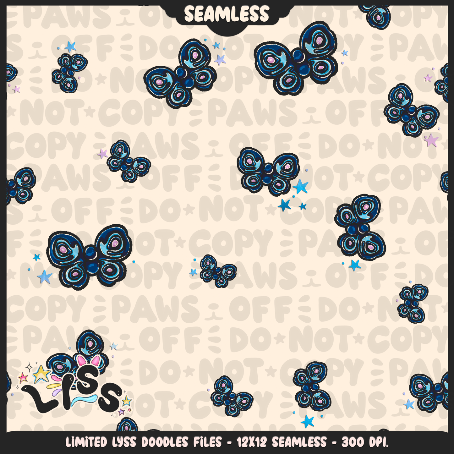 2024 - Lyss Doodles - Seamless - Coordinates - Skelly Bride Comic - 24LD075