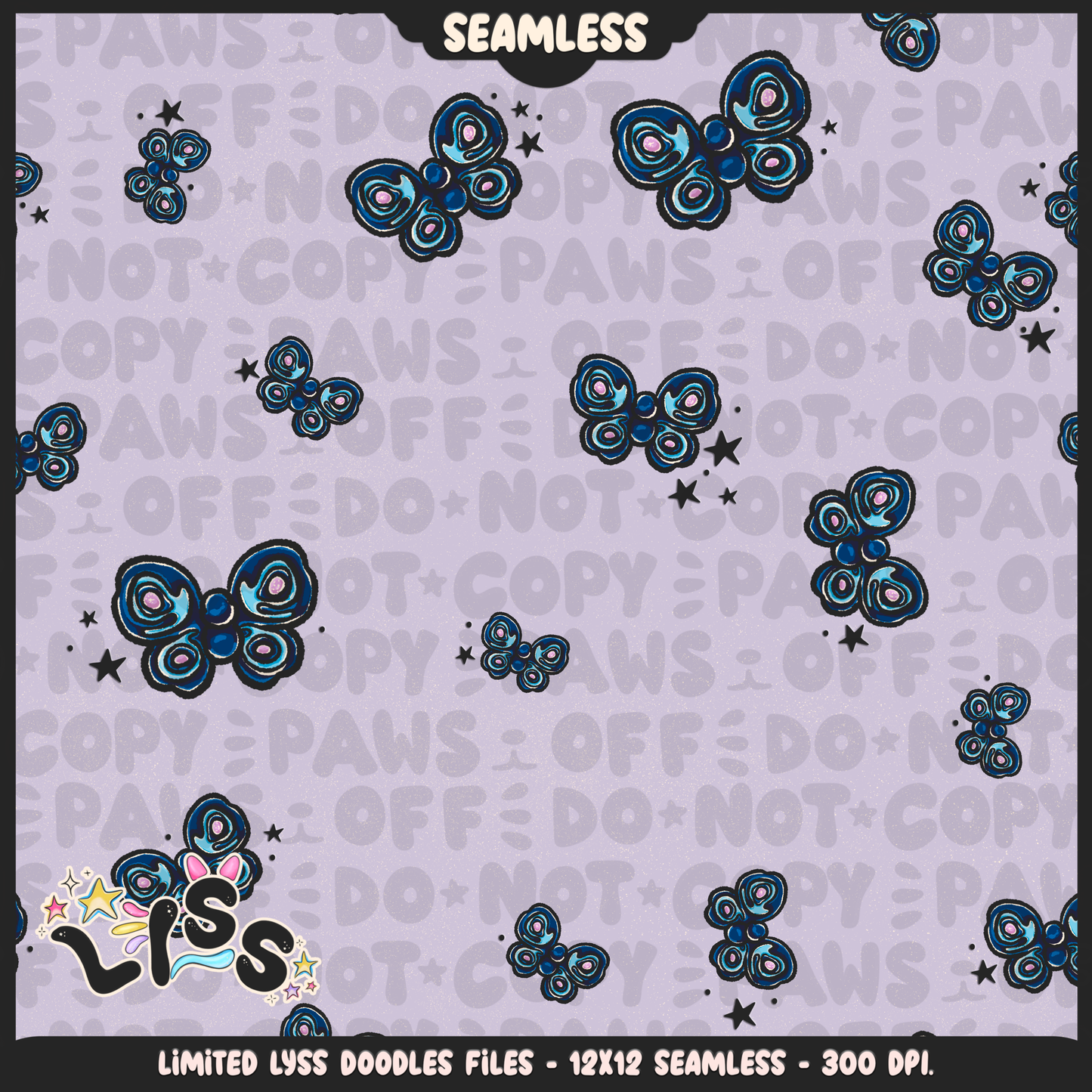 2024 - Lyss Doodles - Seamless - Coordinates - Skelly Bride Comic - 24LD075