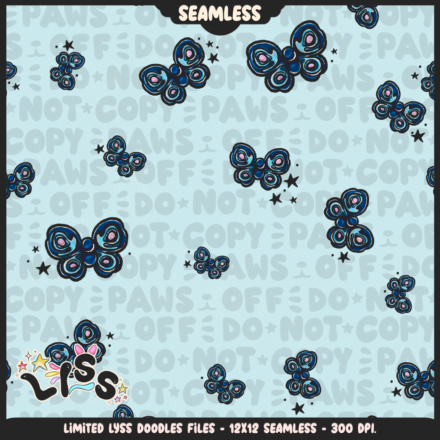 2024 - Lyss Doodles - Seamless - Coordinates - Skelly Bride Comic - 24LD075