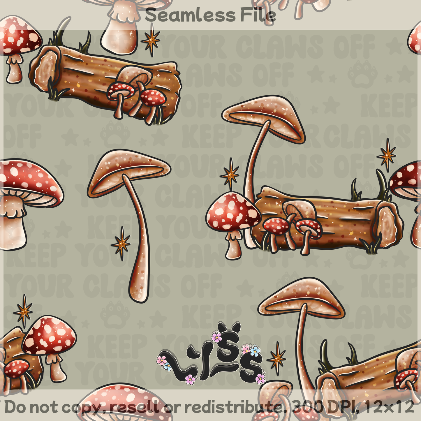 2025 - Lyss Doodles - Coordinates - Cub & Flora - 25LD048