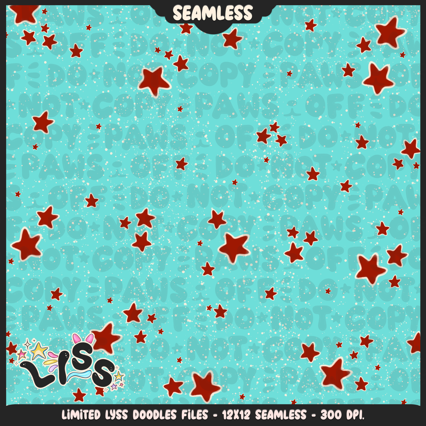 2024 - Lyss Doodles - Seamless - Coordinates - Fort Battle - Aura