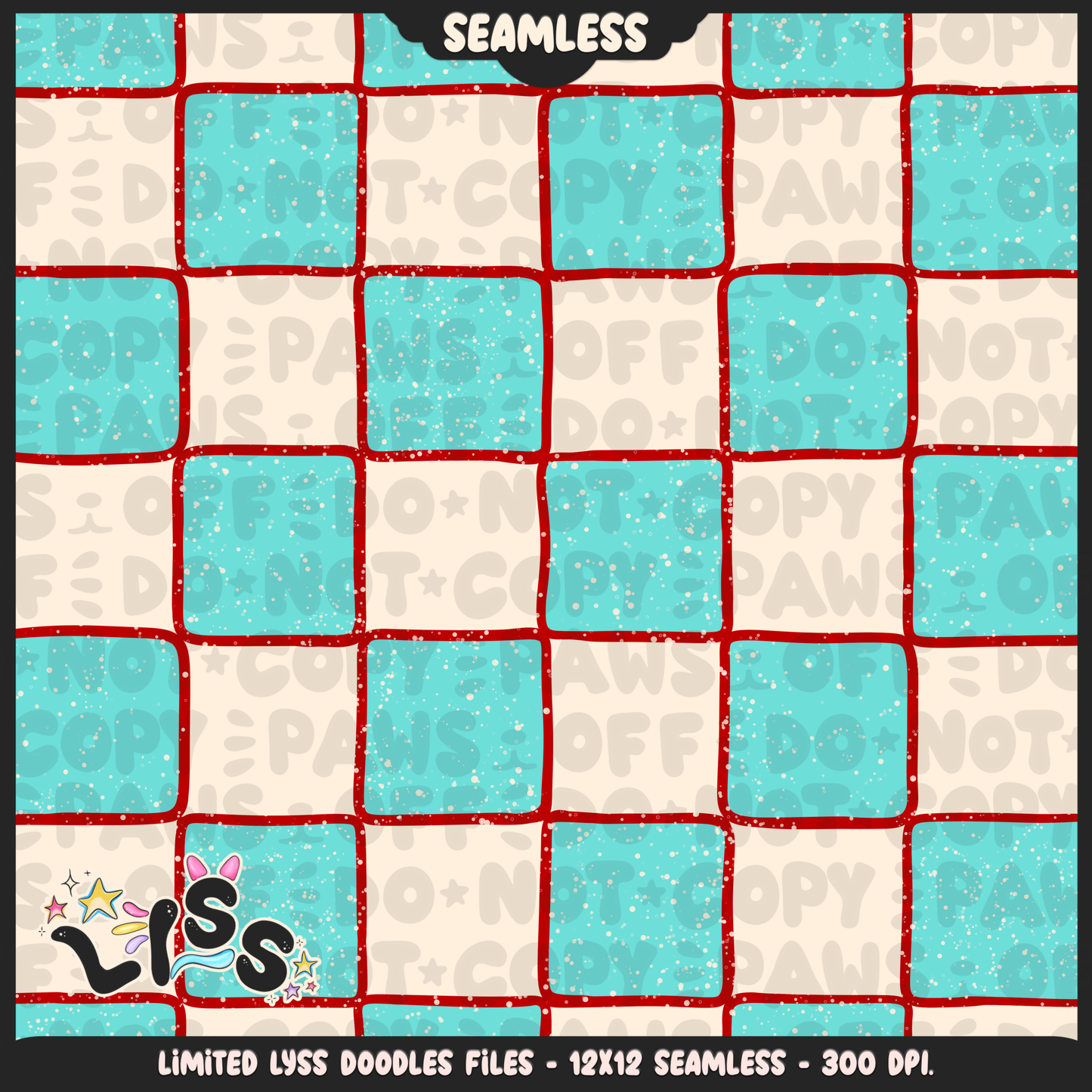 2024 - Lyss Doodles - Seamless - Coordinates - Fort Battle - Aura