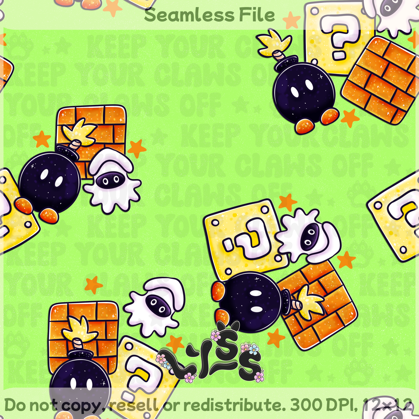 2025 - Lyss Doodles - BUNDLES - Garden Mario - 25LD032