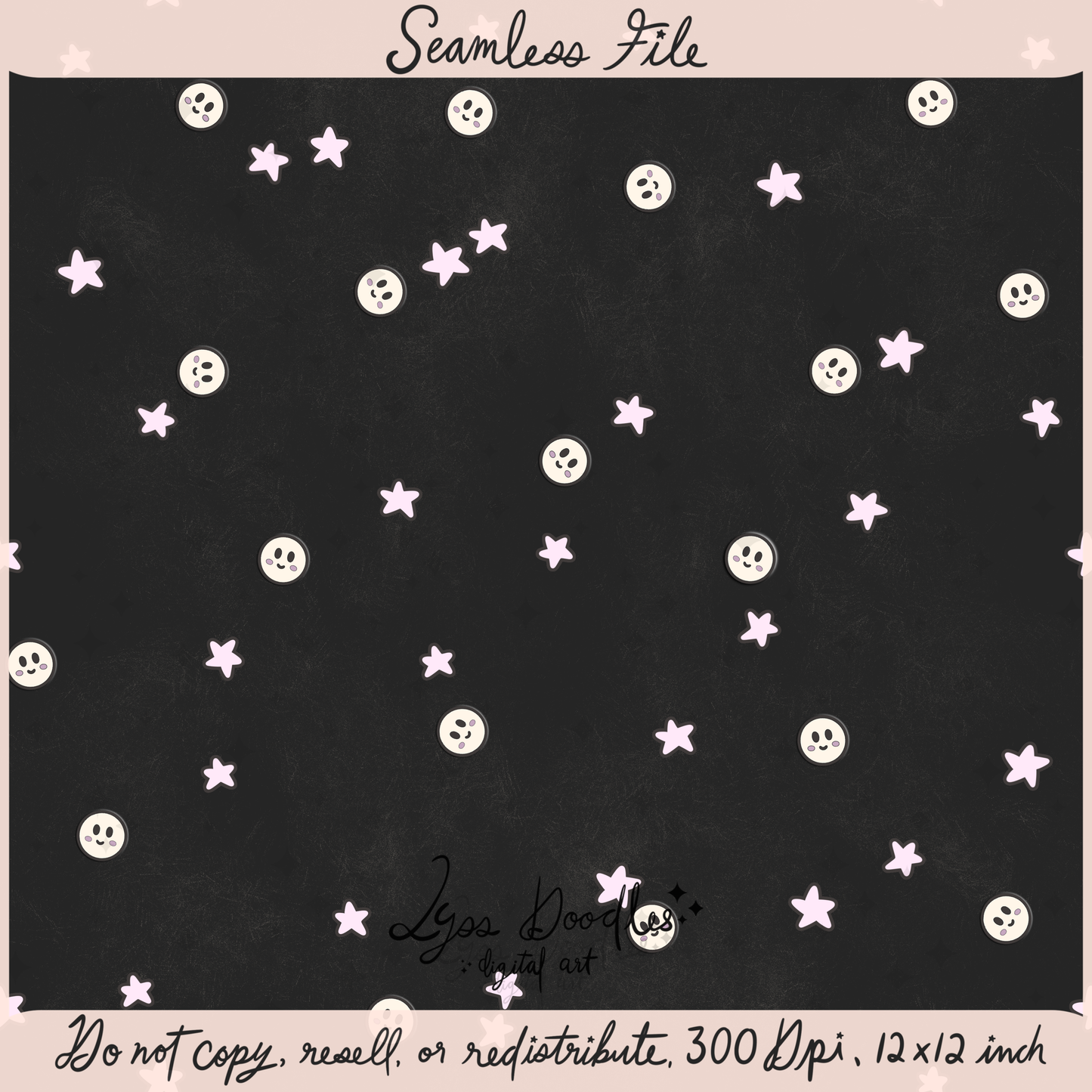 2025 - Lyss Doodles - Coordinates - Happy Night Garden - 25LD016