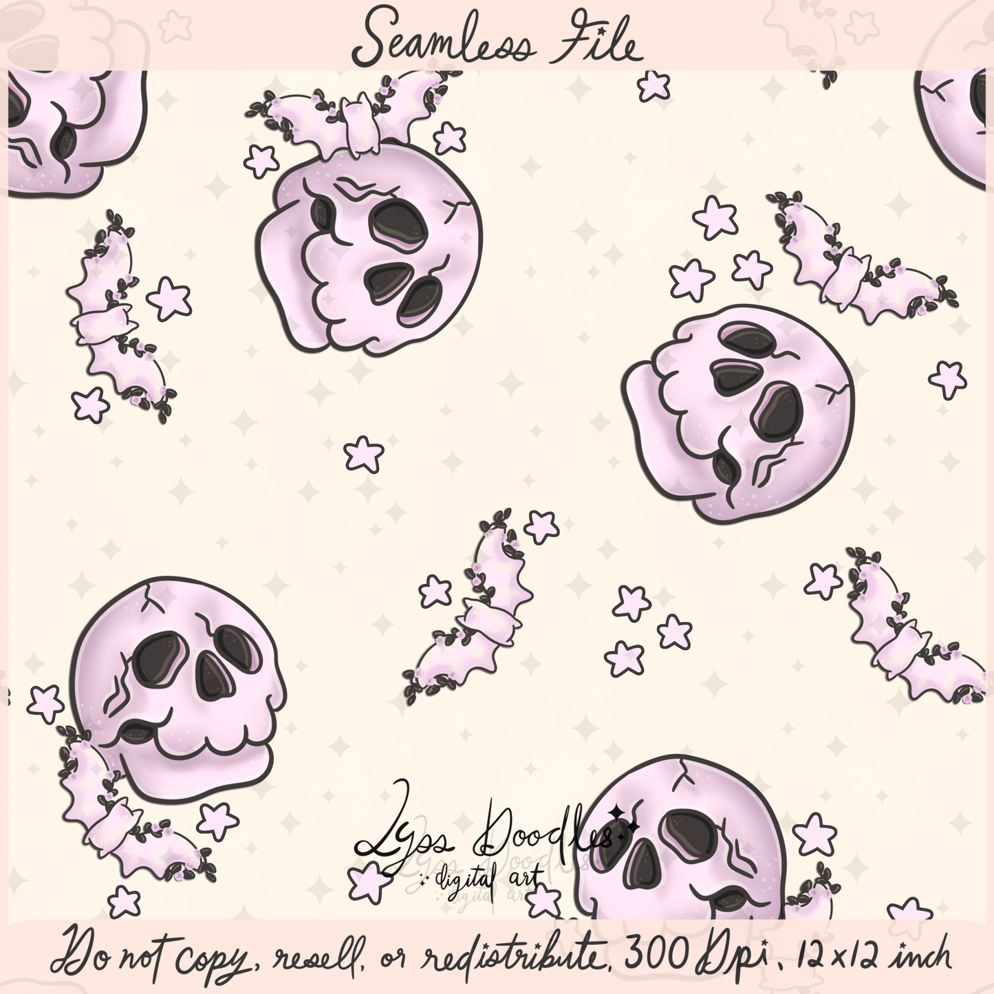 2025 - Lyss Doodles - Coordinates - Happy Night Garden - 25LD016