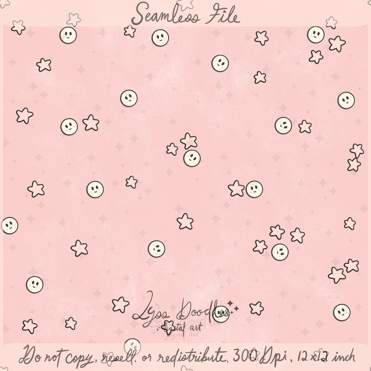 2025 - Lyss Doodles - Coordinates - Happy Night Garden - 25LD01