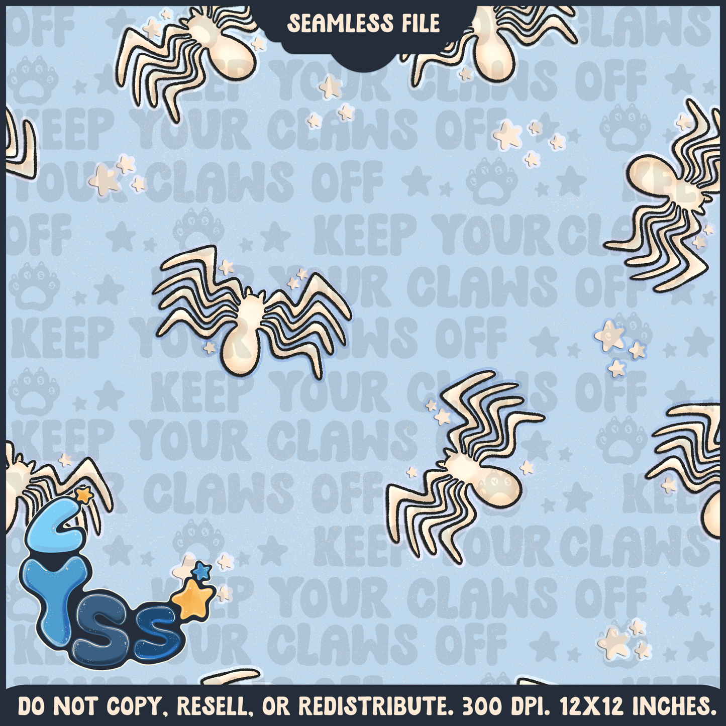 2024 - Lyss Doodles - Seamless - Coordinate - Superhero Collection - Ink Alien - 24LD084