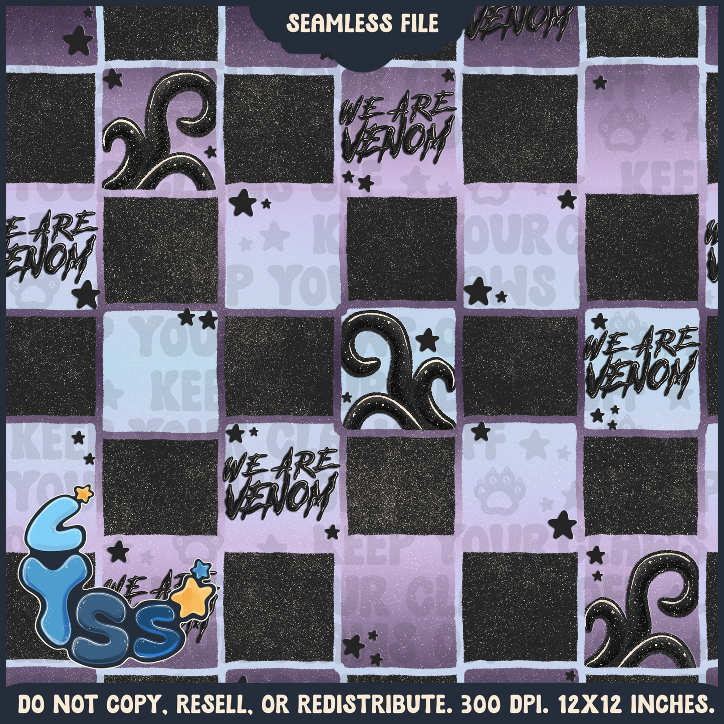 2024 - Lyss Doodles - Coordinates - Superhero Collection - Ink Alien - 24LD084