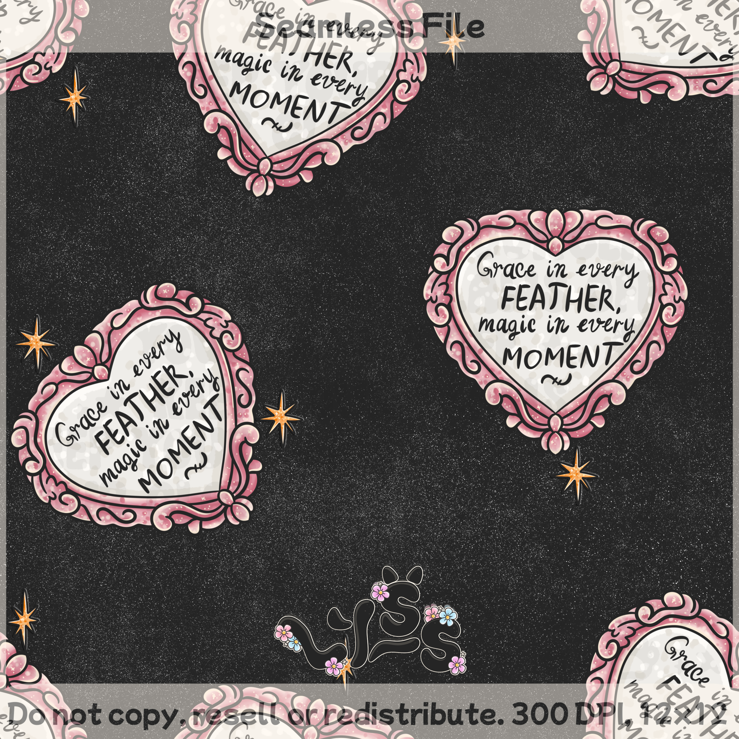 Lyss Doodles - Seamless Files - May 2025 Patreon - Collection #1