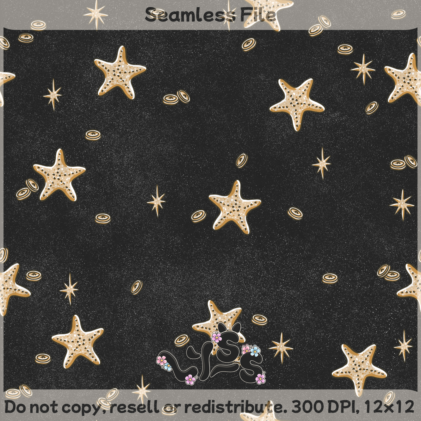 2025 - Lyss Doodles - Coordinates - Mercoon - 25LD064
