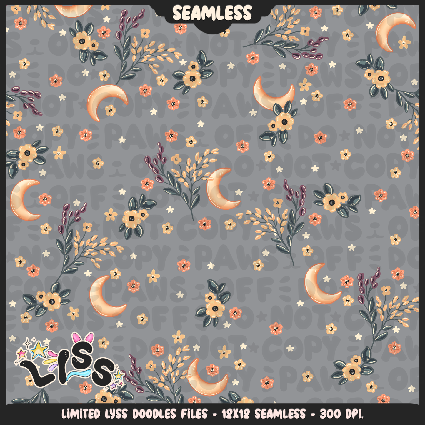 2024 - Lyss Doodles - Coordinates - Midnight Autumn - 24LD063