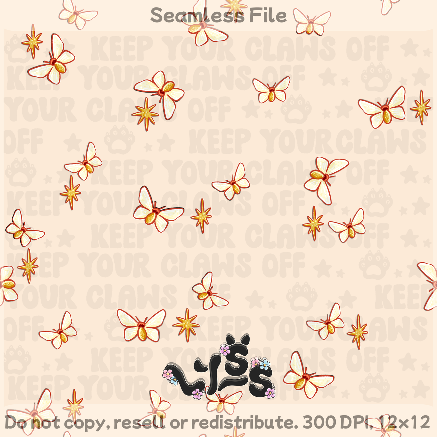 2025 - Lyss Doodles - Coordinates - Moth Fox - 25LD062