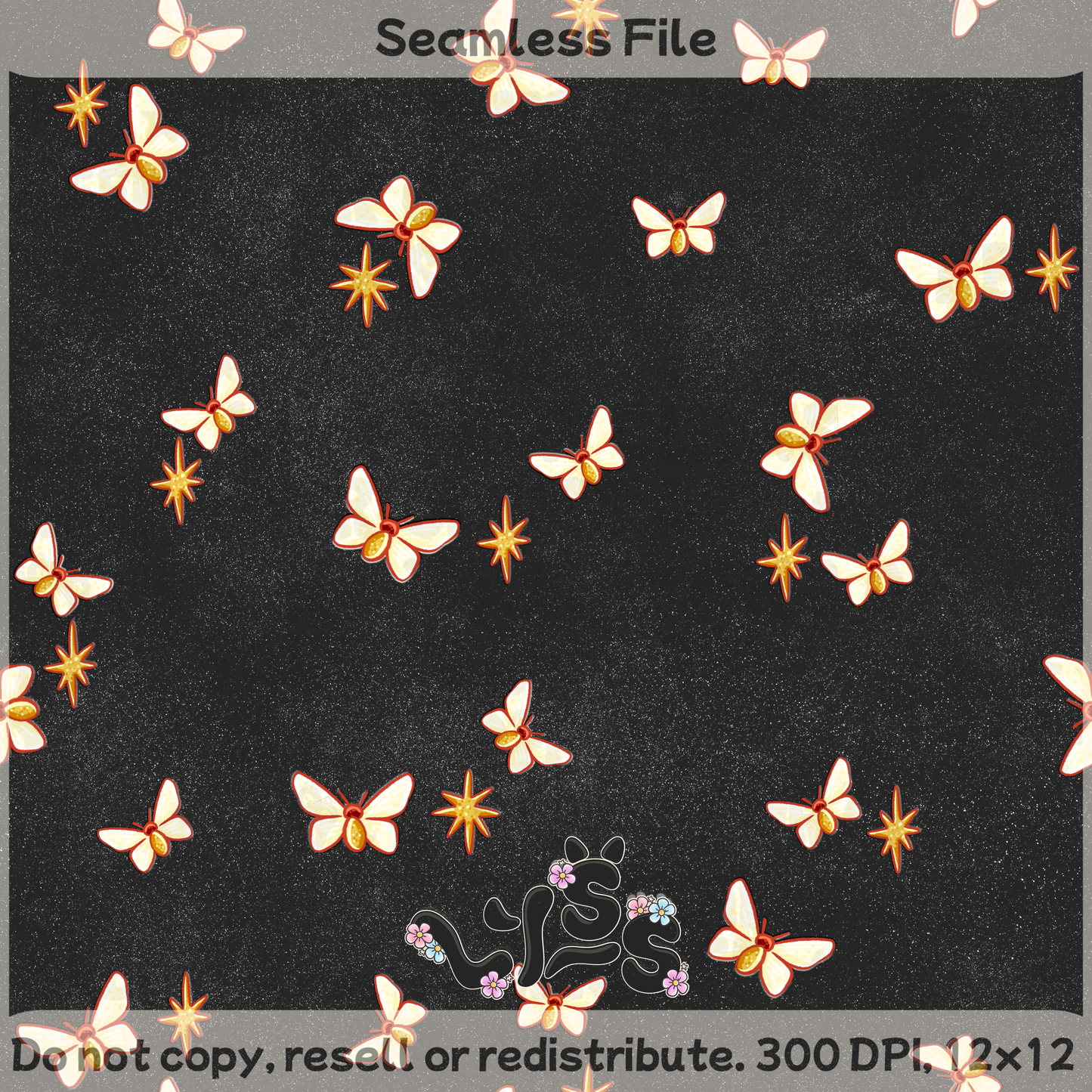 2025 - Lyss Doodles - Coordinates - Moth Fox - 25LD062