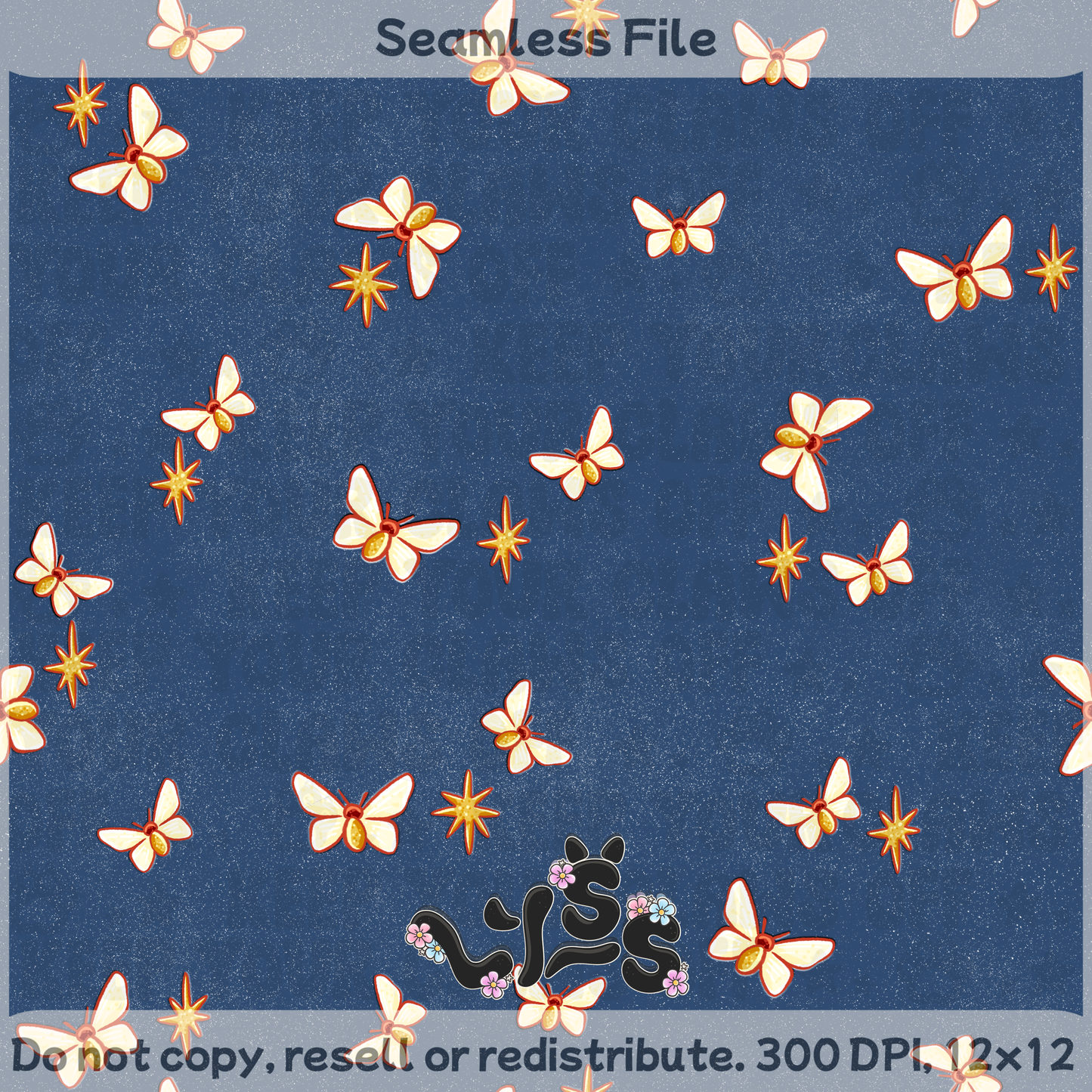 2025 - Lyss Doodles - Coordinates - Moth Fox - 25LD062
