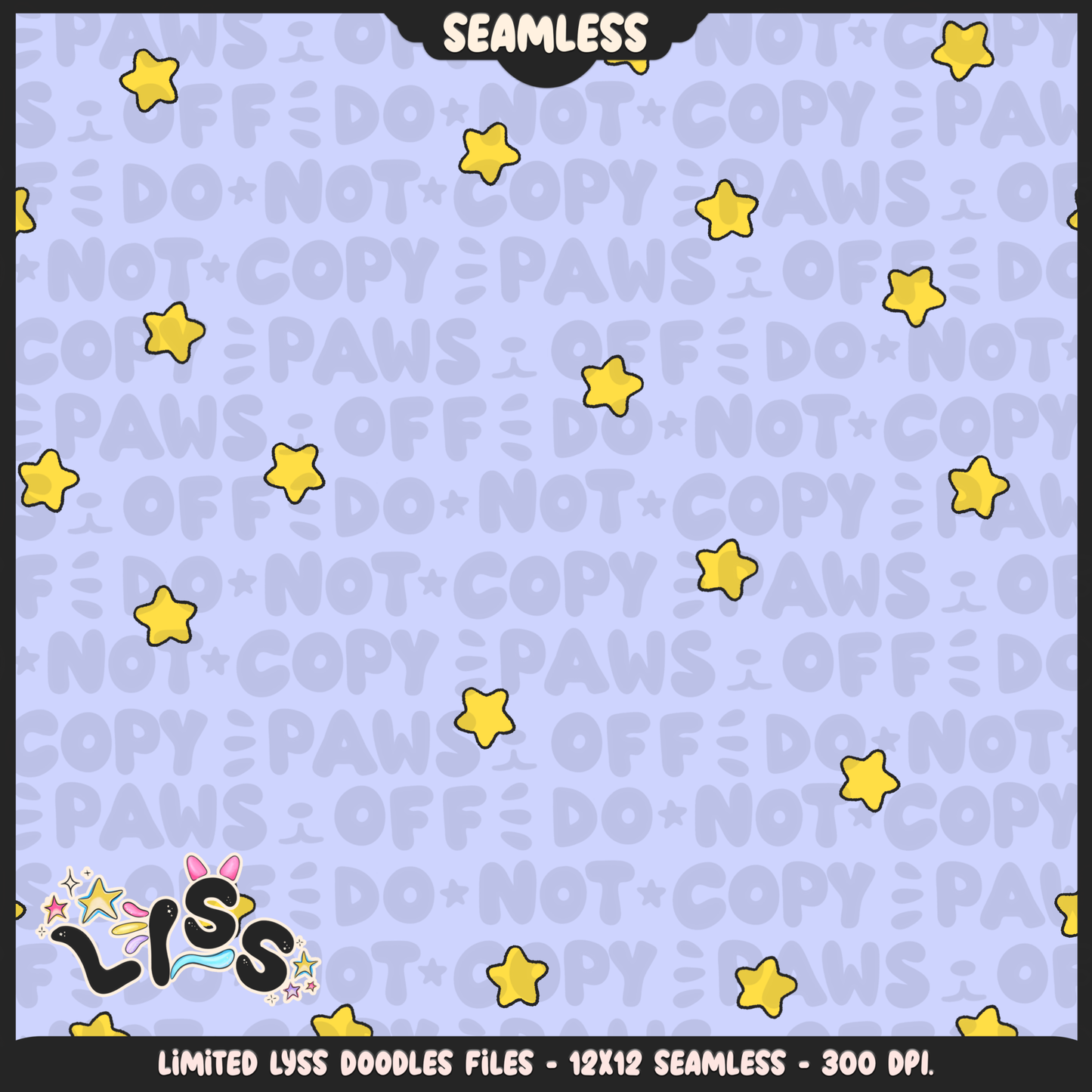 Lyss Doodles - Seamless - Coordinate - Mystery Files - #4
