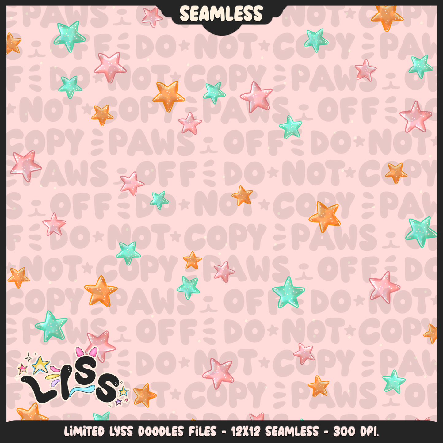 Lyss Doodles - Seamless - Coordinate - Mystery Files - #2