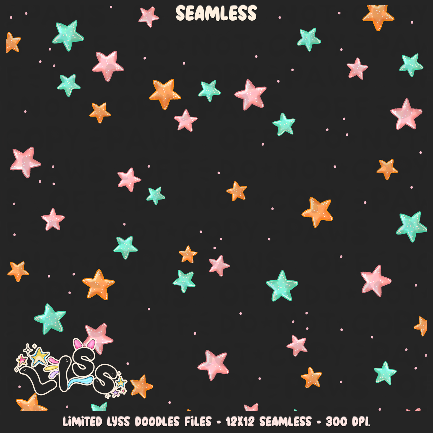 Lyss Doodles - Seamless - Coordinate - Mystery Files - #2