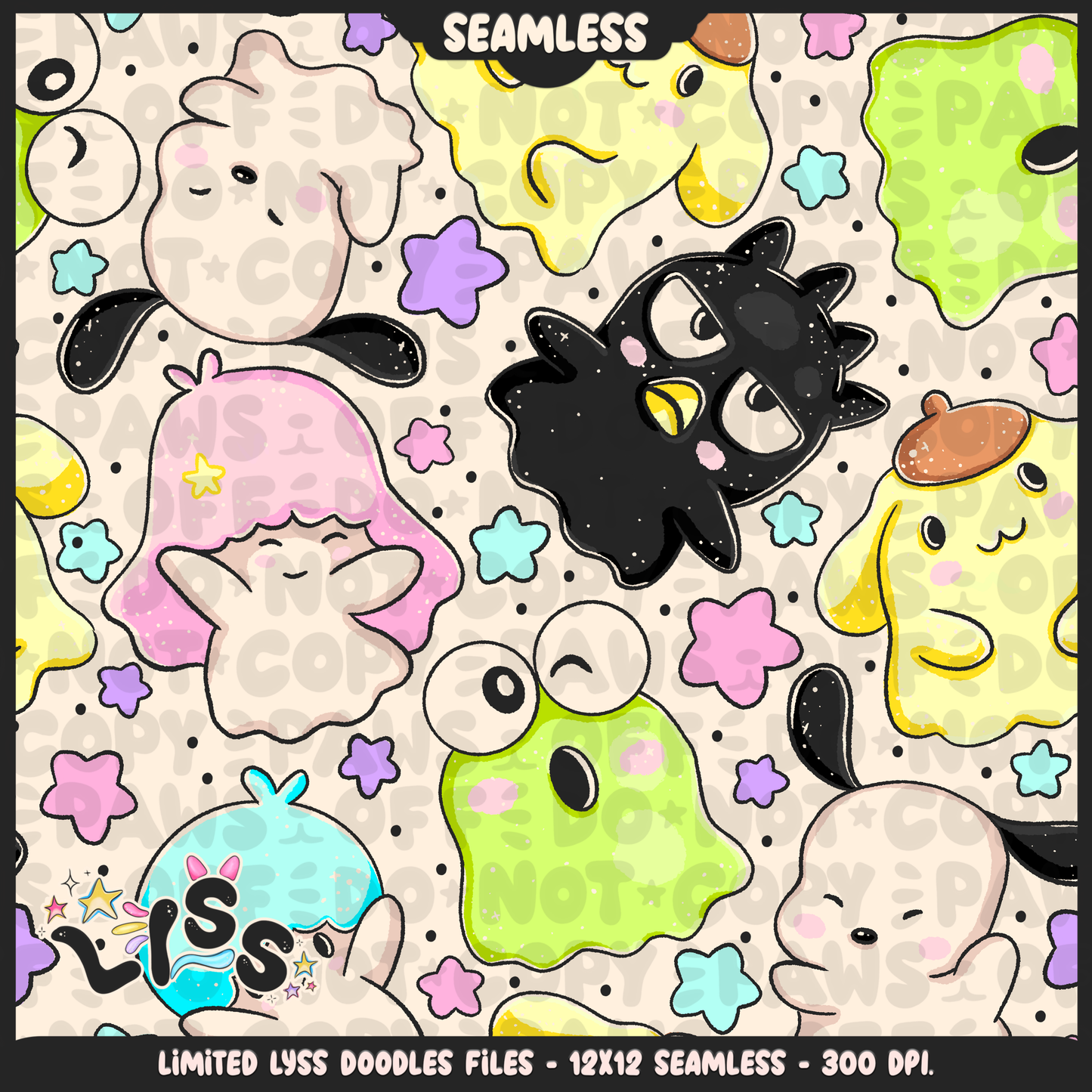 Lyss Doodles - Seamless - Mains - Mystery Files - #3