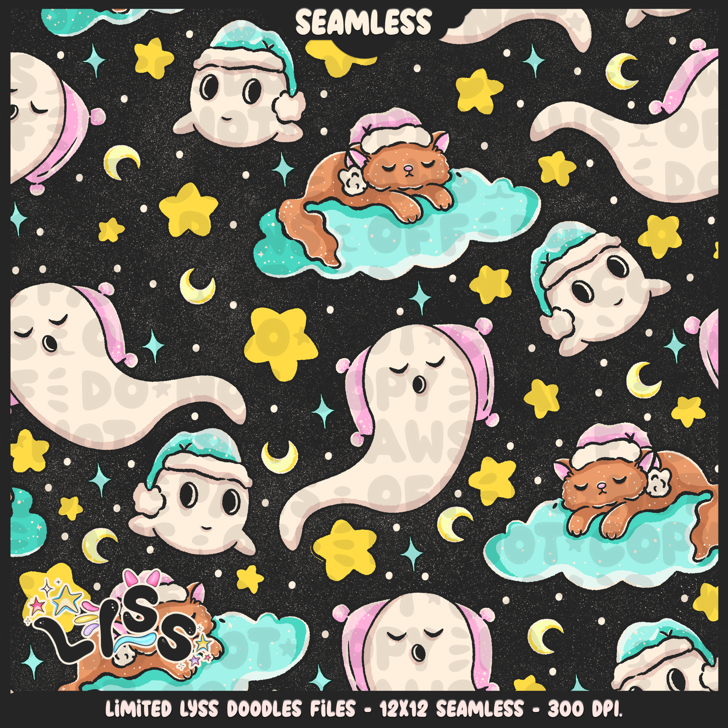 Lyss Doodles - Seamless - Mains - Mystery Files - #6