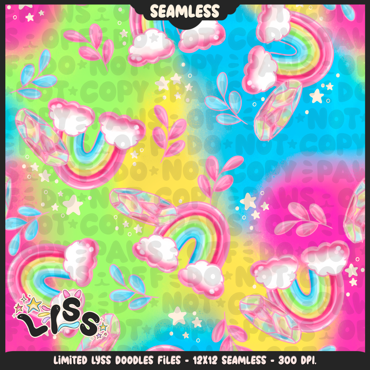 2024 - Lyss Doodles - Coordinates - Mythical Unicorns - 24LD032