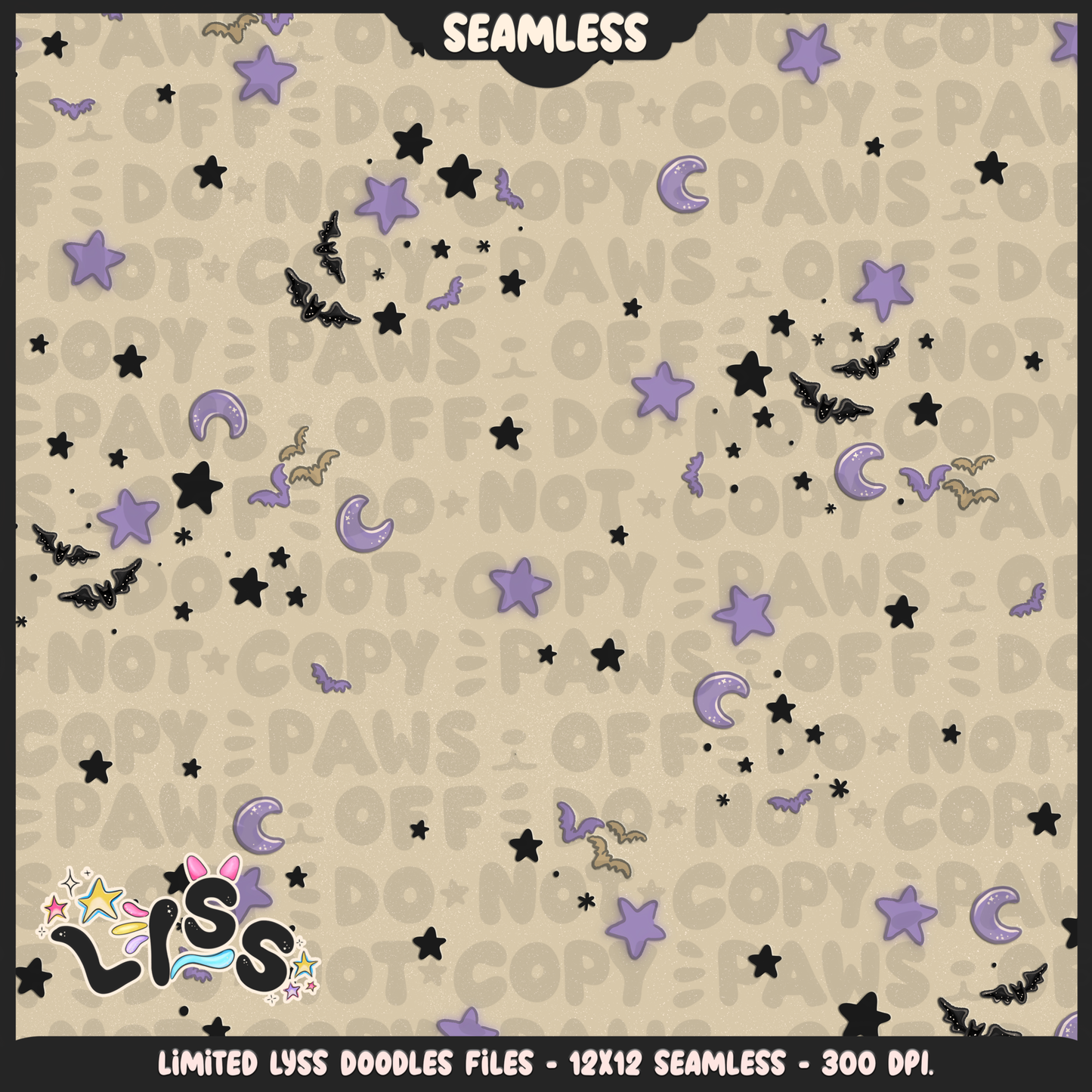 Lyss Doodles - Seamless Files - October 2024 Patreon - Collection #2