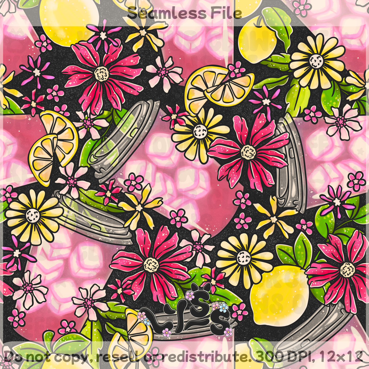 Lyss Doodles - Seamless Files - March 2025 Patreon - Collection #2