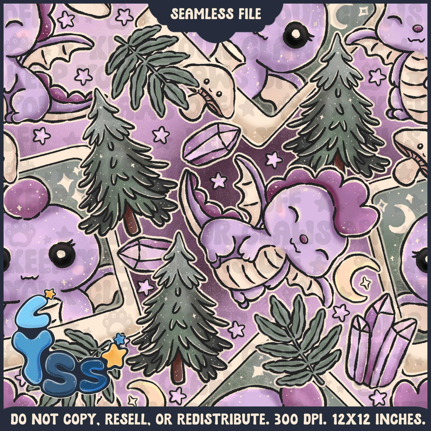 Lyss Doodles - Seamless Files - November 2024 Patreon - Collection #2