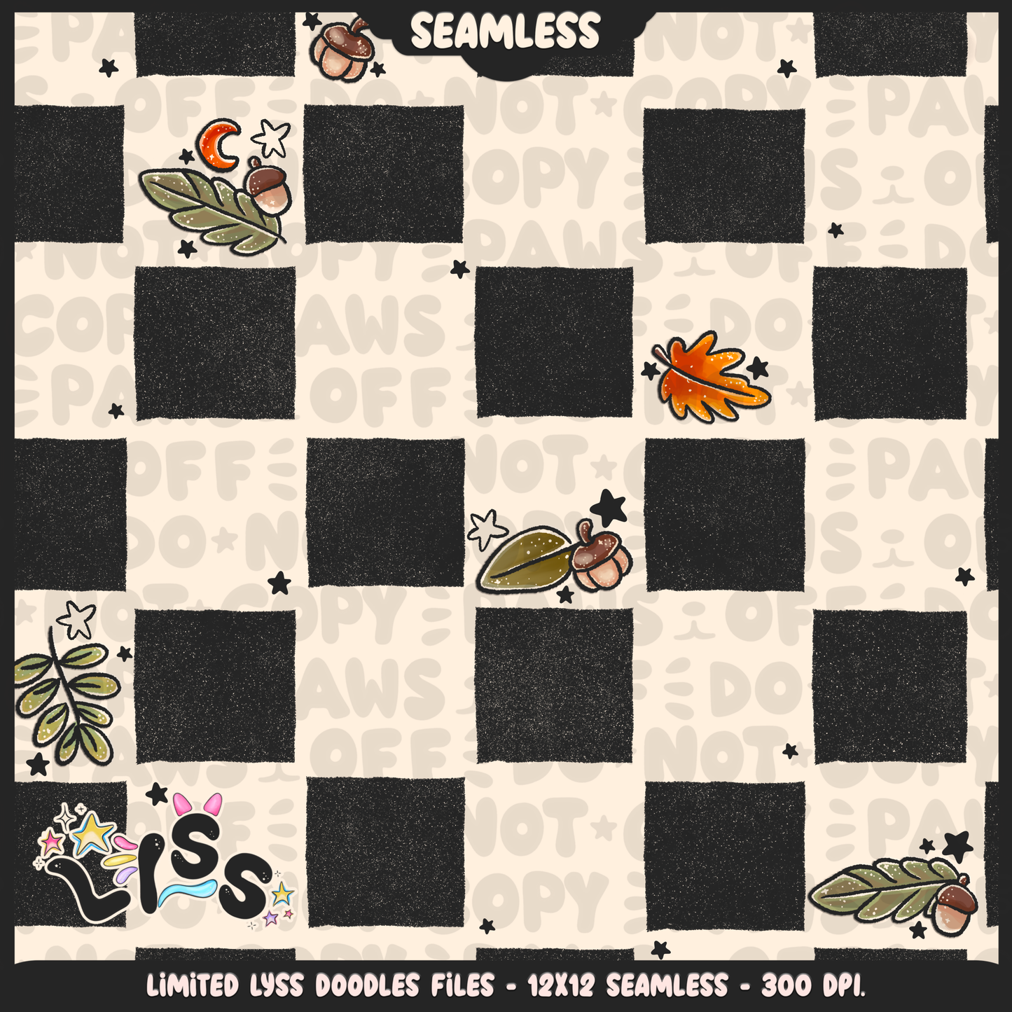 Lyss Doodles - Seamless Files - October 2024 Patreon