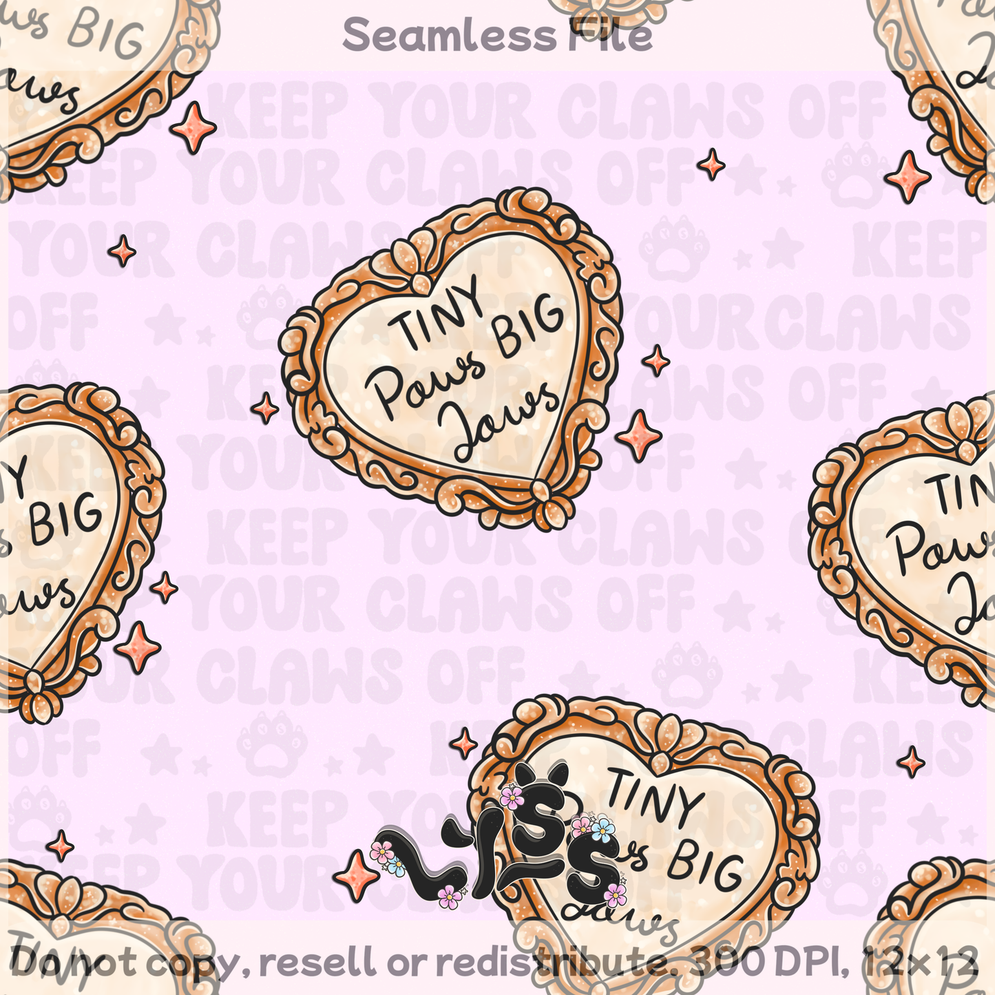 2025 - Lyss Doodles - Coordinates - Jaws & Paws - 25LD050