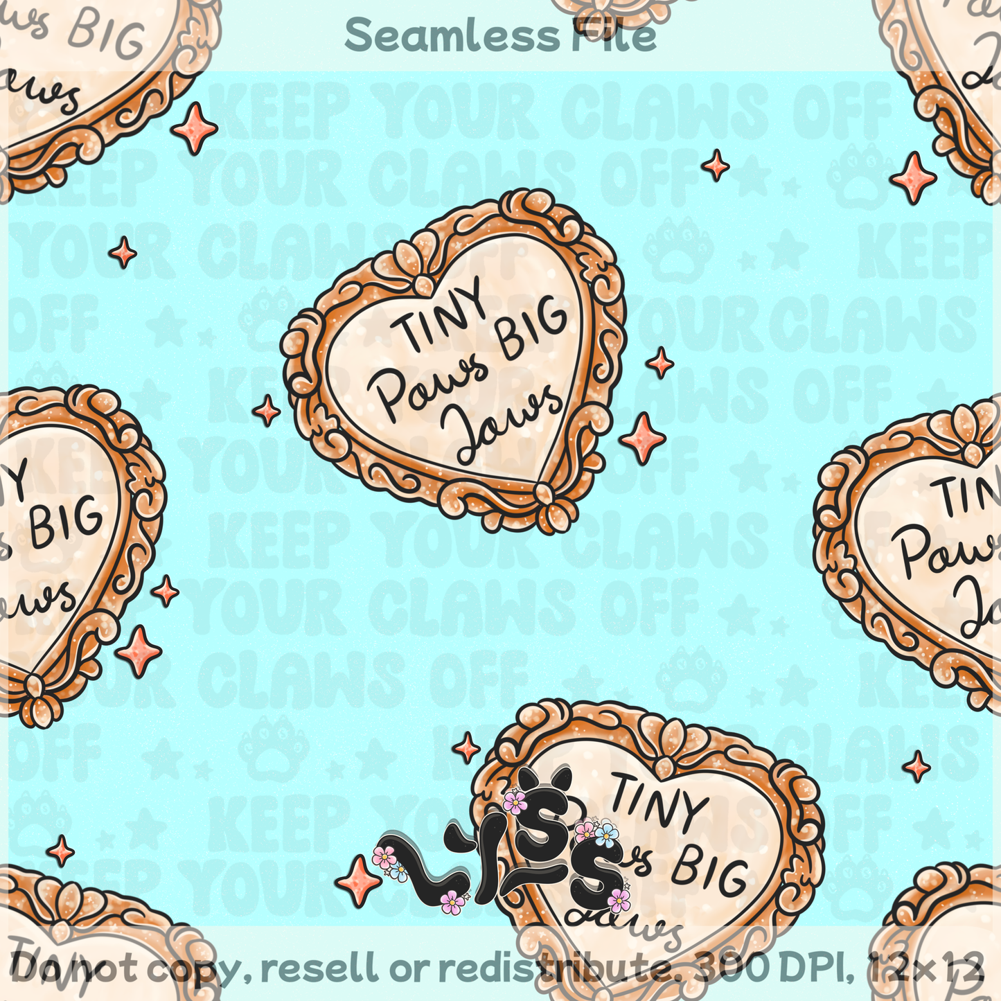 2025 - Lyss Doodles - Coordinates - Jaws & Paws - 25LD050
