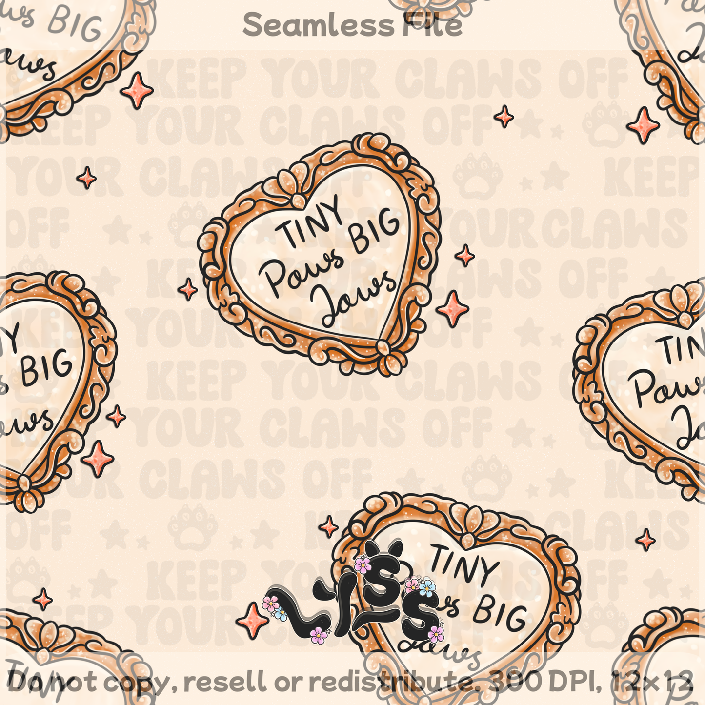 2025 - Lyss Doodles - Coordinates - Jaws & Paws - 25LD050
